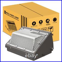 120W LED Wall Pack Lamp 5000K Dust to Dawn Commercial Outdoor Security Lighting