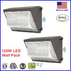 120W WallPack led 5000K Commercial Wall Light Fixture Outdoor Area Security Lamp