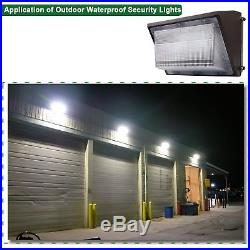 125W LED Wall Pack Light Commercial Grade Weatherproof Outdoor Security Fixture