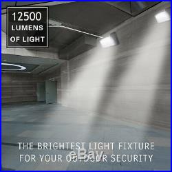 125W LED Wall Pack Light, ETL List, 15000lm and 5500K Bright White Security Lights