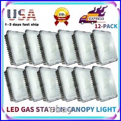 12PACK 70W Warehouse Gas Station Canopy Light, Outdoor LED Parking Garage Lights