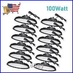 12Pack 100W UFO LED High Bay Light Industrial Commercial Factory Warehouse Light