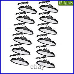 12Pack 100W UFO Led High Bay Light Gym Factory Warehouse Industrial Shop Lights