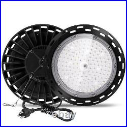 12Pack 150W UFO LED High Bay Light Dimmable Industrial Warehouse Lamp AC100-277V