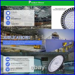 12Pack 200W 200 Watt UFO LED High Bay Light Commercial Bay Lighting Garage Lamp
