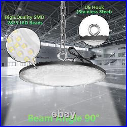 12Pack 200W UFO LED High Bay Lights Shop Factory Warehouse Industrial Commercial