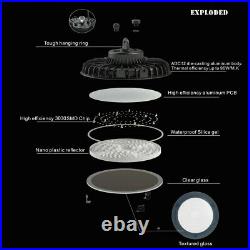 12Pack 200W UFO Led High Bay Light Commercial Warehouse Factory Lighting Fixture