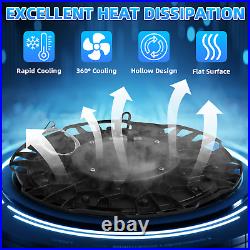 12Pack 300W UFO LED High Bay Light Shop Lights Warehouse Lighting Lamp 3D Design