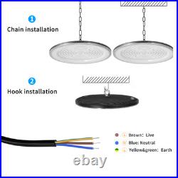 12Pack 300W UFO LED High Bay Light Work GYM Warehouse Industrial Garage Lights