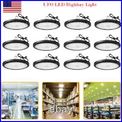 12Pack 300W UFO Led High Bay Light Factory Warehouse Commercial Lighting Fixture
