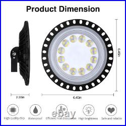 12Pack 50W UFO LED High Bay Light Shop Lights Warehouse Commercial Lighting Lamp