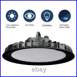 12Pcs 200W UFO LED High Bay Light lamp GYM Factory Warehouse Industrial Lighting