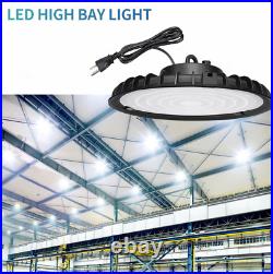 12Pcs 200W UFO LED High Bay Light lamp GYM Factory Warehouse Industrial Lighting