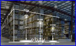 12Pcs 300W UFO LED High Bay Light Industrial Commercial Factory Warehouse Light