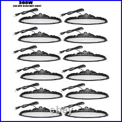 12Pcs 300W UFO LED High Bay Light Lamp GYM Factory Warehouse Industrial Lighting