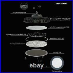 12Pcs 300W UFO LED High Bay Light Lamp GYM Factory Warehouse Industrial Lighting