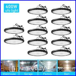 12Pcs 400W UFO Led High Bay Light Commercial Industrial Warehouse Gym Shop Light