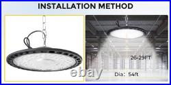 12Pcs 500W UFO Led High Bay Light Shop Industrial Commercial Warehouse Gym Light