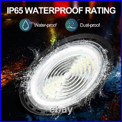 12Pcs UFO Led High Bay Light 200W Commercial Industrial Warehouse Factory Light