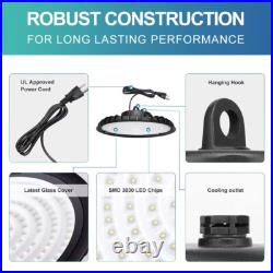 12Pcs UFO Led High Bay Light 200W Commercial Industrial Warehouse Led Shop Light