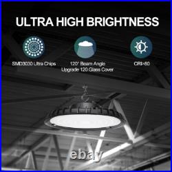 12Pcs UFO Led High Bay Light 200W Commercial Industrial Warehouse Led Shop Light