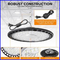 12Pcs UFO Led High Bay Light 500W Commercial Industrial Warehouse Factory Light