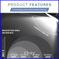 12Pcs UFO Led High Bay Light 500W Commercial Industrial Warehouse Factory Light