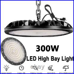 12X 300W LED UFO High Bay Light Shop Lights 30000LM Industrial Factory Warehouse
