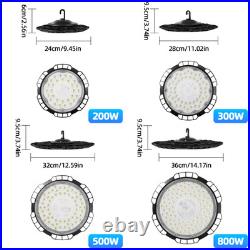 12X 500W UFO LED High Bay Light Shop Lights Warehouse Commercial Lighting Lamp