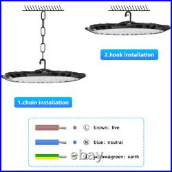 12X 500W UFO LED High Bay Light Shop Lights Warehouse Commercial Lighting Lamp