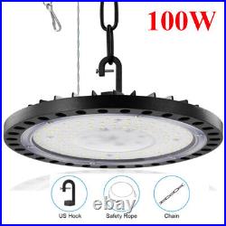 12 Pack 100W UFO Led High Bay Light Factory Warehouse Commercial Led Shop Lights