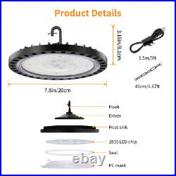 12 Pack 100W UFO Led High Bay Light Factory Warehouse Commercial Led Shop Lights