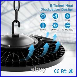 12 Pack 100W UFO Led High Bay Light Factory Warehouse Commercial Led Shop Lights