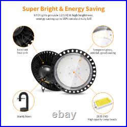 12 Pack 100W UFO Led High Bay Light Factory Warehouse Commercial Led Shop Lights