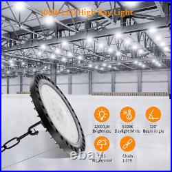 12 Pack 100W UFO Led High Bay Light Factory Warehouse Commercial Led Shop Lights