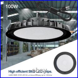12 Pack 100W UFO Led High Bay Light Industrial Warehouse Gym Commercial Light