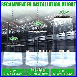 12 Pack 200W UFO LED High Bay Light Factory Industrial Warehouse Commercial Shop