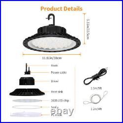 12 Pack 200W UFO Led High Bay Light Factory Warehouse Commercial Led Shop Lights