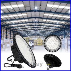 12 Pack 200W UFO Led High Bay Light Factory Warehouse Commercial Led Shop Lights