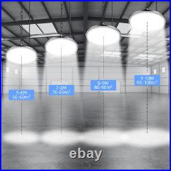 12 Pack 200W UFO Led High Bay Lights Commercial Warehouse Factory Light Fixture