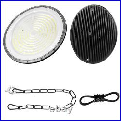 12 Pack 200W UFO Led High Bay Lights Commercial Warehouse Factory Light Fixture