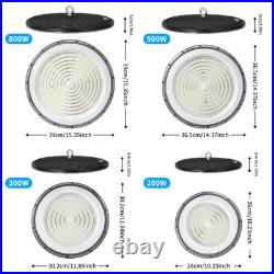 12 Pack 300W Led UFO High Bay Light 300 Watts Commercial Factory Warehouse Light