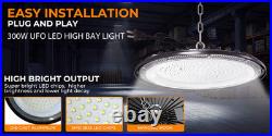 12 Pack 300W UFO Led High Bay Light Commercial Industrial Factory Led Shop Light