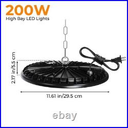 12 Pack 300W UFO Led High Bay Light Commercial Industrial Factory Led Shop Light