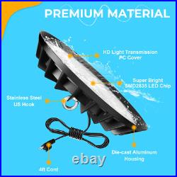 12 Pack 500W UFO Led High Bay Light Industrial Commercial Garage Warehouse Light
