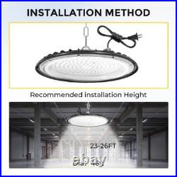 12 Pcs UFO Led High Bay Light 300W Commercial Industrial Warehouse Factory Light