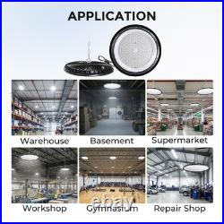 12 Pcs UFO Led High Bay Light 300W Commercial Industrial Warehouse Factory Light