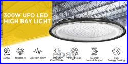12 Pcs UFO Led High Bay Light 300W Commercial Industrial Warehouse Factory Light