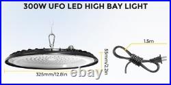 12 Pcs UFO Led High Bay Light 300W Commercial Industrial Warehouse Factory Light