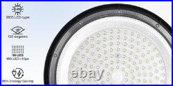 12 Pcs UFO Led High Bay Light 300W Commercial Industrial Warehouse Factory Light